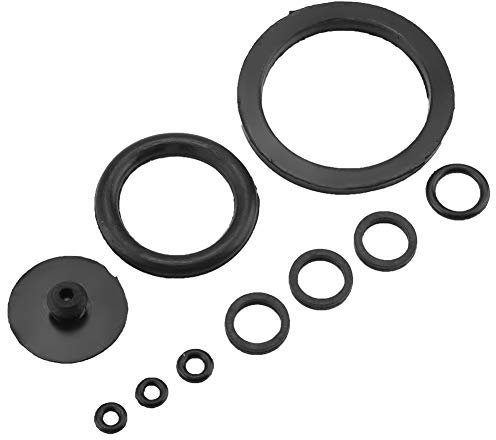 KIMISS Garden Sprayer Rings 5Lpaps Spares Black Rubber 10Pcs Set Useful Durable Rubber Sealing Ring Essential Sprayer Accessories