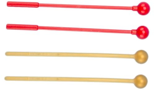 ifundom 2pares Palillos De Percusión Para Xilófono y Campanas Mallets De Duro y Para Músicos Sonido y Preciso Accesorios Musicales Para Instrumentos De Percusión