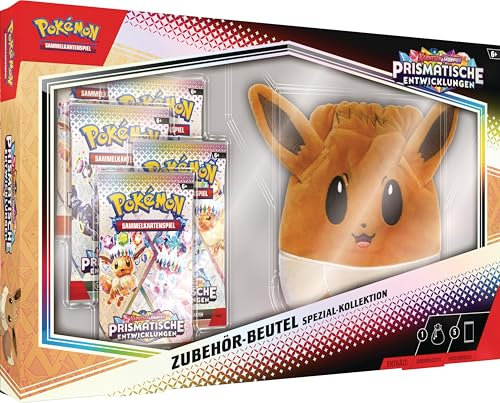 Pokémon-Sammelkartenspiel: Spezial-Kollektion Karmesin & Purpur – Prismatische Entwicklungen: Zubehör-Beutel