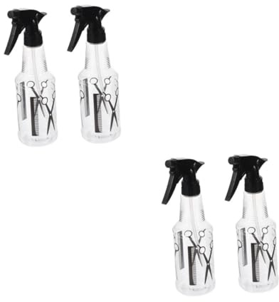 CALLARON 2 Ensembles Bouteilles Vaporisateur Pour Coiffure Et Jardinage Flacons Pet Transparent Pulvérisateur De Brume Fine Pour Soins Capillaires Et Arrosage 2 Pièces * 2