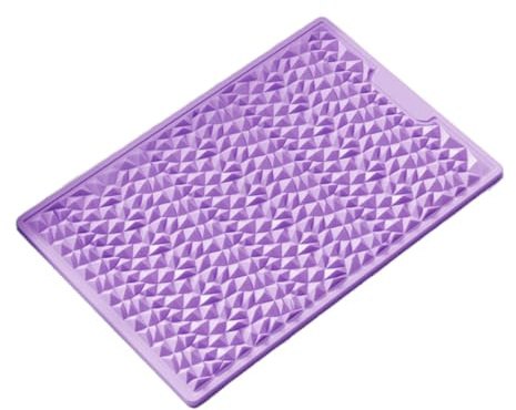 Teruyol Foot Massage Pad Acupressure Mat Slow Running Relaxing Multifunctional Reflexology Mats Pressure Point Pad for Sports Home, Purple