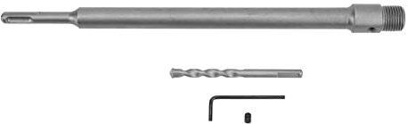 Foret électrique à noyau creux, tige de marteau rond, ouvre-trou, adaptateur bielle 330mm