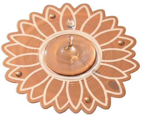 Kupferscheibe für Vogeltränke Universelle sichere Blumenform-Platte