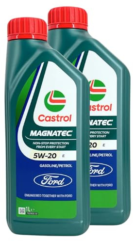 Ford Castrol Magnatec Professional 5W-20 E Motorenöl (2L Set / 2x1 Liter) - PKW Leichtlauf-Motoröl für Ford EcoBoost