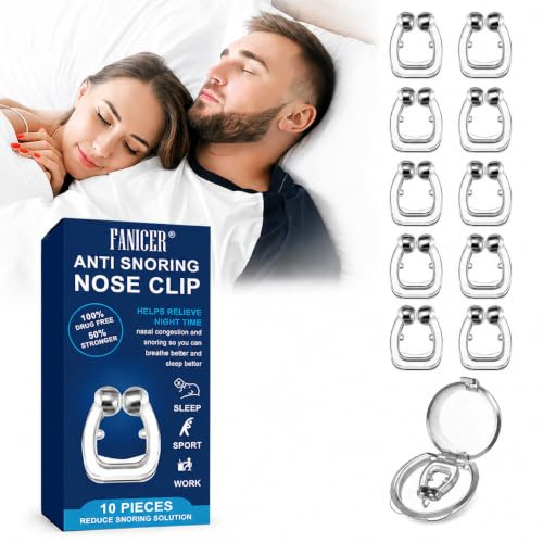 8 Piezas Dilatador Nasal Silicona, 1 Dilatador Nasal, Ayudar a Dormir Mejor