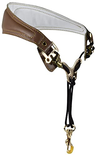 adorence Leder-Saxophongurt für Altsaxophon & Tenorsaxophon - H02 Braun | Ergonomischer Saxophon Gurt, handgenäht, Metall-Drehkarabiner, Ersatzkordel & Tragetasche