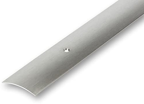 (11,12EUR/m) 40 x 1500 mm Edelstahl Übergangsprofil gelocht matt geschliffen/gebürstet Laminatprofil Türschweller Abdeckleiste