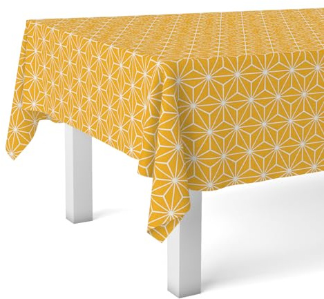 Martina Home Mantel Hule Polygon Mostaza 100X140 CM