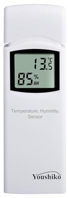 Youshiko YC79 Wireless Temperature & Humidity 8 - Channel Sensor for Youshiko Weather Station YC9510 only, please don't but this sensor for any other model