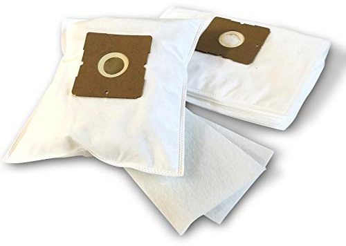 ZZ-Clan - 10 Vacuum Cleaner Bags Compatible with Amazon Basics 12M (+ 2 Filters) - Micro Fleece 5-Ply - Best Performance
