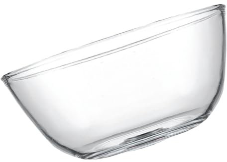 MAGICLULU Bol Verre Transparent Saladier Stable Pour Cuisine Maison Et Restaurant Bol à Mélanger Antidérapant Pour Œufs Dessert Et Cuisson Compatible Lave-vaisselle