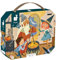 Janod - Puzzle Magie - 200-teiliges Puzzle aus FSC-Pappe - Fördert Geduld und Konzentration Kinderpuzzle ab 7 Jahre, J02548, Braun