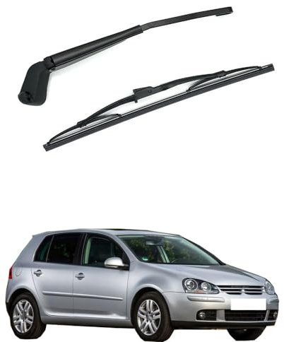 Uklal 2pcs Auto Heckscheibenwischer Set, Für Golf 3 1993-1998 Scheibenwischer Heckwischerarm Heckwischerblatt Ersatzzubehör