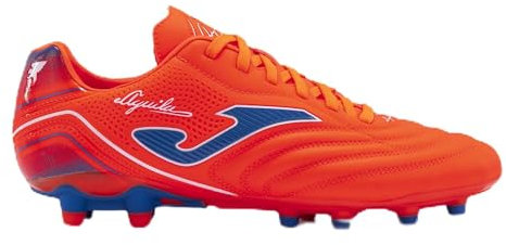 Joma Aguila - Zapatos de fútbol para hombre, botas de fútbol, zapatillas de deporte, Naranja Royal, 44 EU