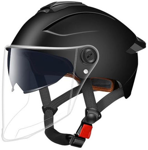 AOOPOO Casco da Scooter Elettrico per Adulti, Casco da Bicicletta per Uomo e Donna con Visiera e Occhiali, Casco da Ciclismo Unisex ad alta Protezione per Bici, Scooter, Skateboard, Motociclette