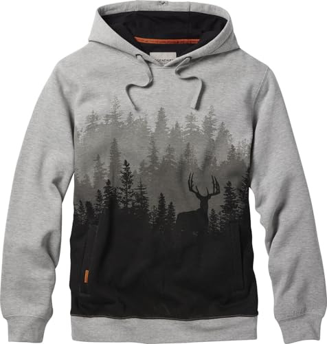 Legendary Whitetails Men's Horizon Hoodie Sweatshirt, Medium Heather Gray, M