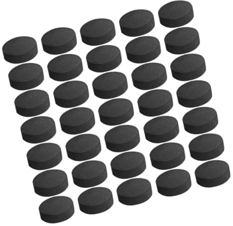 HIAKDOFT 70 Pièces Briquettes Barbecue Allumage Rapide Naturel sans Fumée pour Camping Cuisson Extérieur Poêle à Feu de Cheminée et Durable