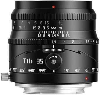 Compatible for Sony E-Mount 35mm F1.4 APS-C Tilt Manual Focus Portrait Le E X Z RF M43(Macro 4/3)