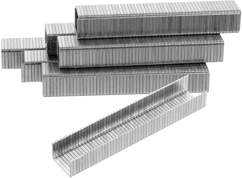 PRETYZOOM Grapas para Carpintería y Tapicería 1000 Unidades de Acero al Carbono U Tipo Compatibles Grapadoras Manuales y Neumáticas para Uso en Madera y Manualidades