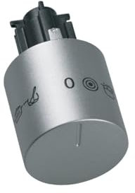 Bauknecht Whilpool 481010567263 ORIGINAL Knebel Drehknopf Drehschalter 2kreis Silber Kochstelle Kochfeld Kochmulde Herd auch Ignis Privileg