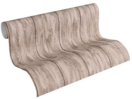 A.S. Creation Bude 36152-4 Papier peint effet bois Marron/beige