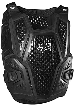 Fox Racing Youth Raceframe Roost Motocross Dirt Bike Chest Guard, Black, One Size