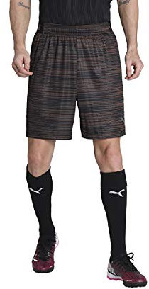 PUMA Herren Shorts ftblNXT Graphic, Puma Black-Shocking Orange, L, 656832