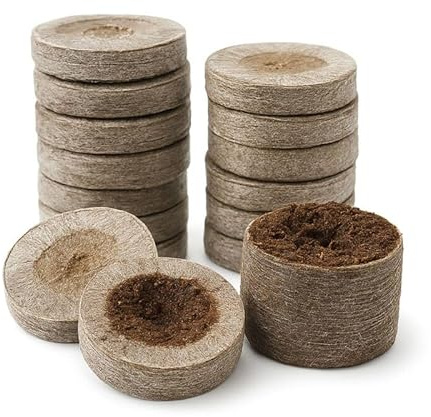Weedness Pots de Tourbe Jiffy® 1000 STK. pour la Culture - Tablettes de Coco terreau Terre de Culture de semis de tomates boutures