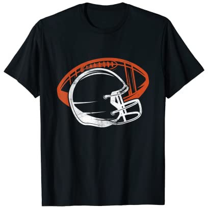 Amercian Football Helm Flagge USA T-Shirt