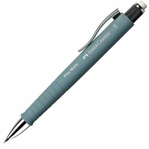 Faber-Castell Druckbleistift Poly Matic grau 0,7 mm (5 Stück)