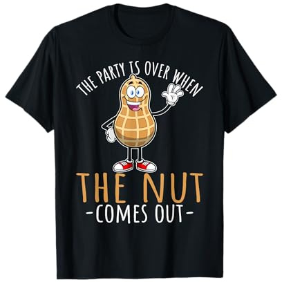 Peanut intolerant Nut allergy Funny Peanut allergy T-Shirt