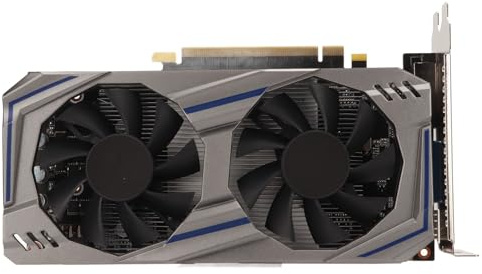 KIMISS Powerful Gaming Graphics Card 128BIT GDDR5 with Dual Fan and PCI Express2.0, Perfect for Desktop PC Computer Gaming and Discreet Graphics Processing (GTX550Ti 8GB)