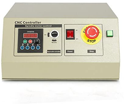Graviermaschine 6090 CNC Fräsmaschine Metall, Fräsmaschinen CNC Router, Fräse Bausatz CNC-Controller Alu Pulverbeschichtung Wasserkühlung (1500W 6090 Steuerbox)