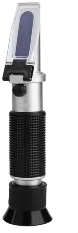RZ120 Hand-Brix-Refraktometer Zuckertester für Bier, Wein, Fruchtsaft, 0–32% ATC