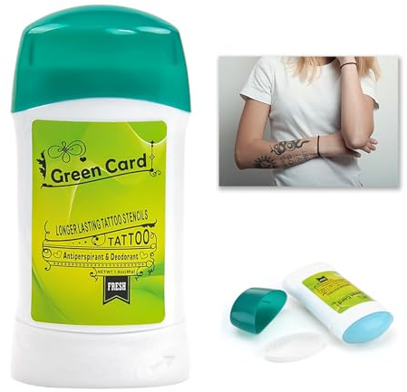 Tattoo Transfer Stencil Gel, Professional Tattoo Transfer Cream, Stencil Supplies, Long-Lasting Tattoo Soap for Artists, Suitable for All Body Parts, Compatible with All Transfer Papers (51g)