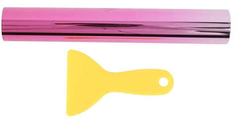 Wind Tint Strip, Wind Film Universal Stickers Car Sun Strip Visor Film with Scraper Car Window Tint for Vehicle (Pink)