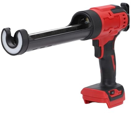 Yechiry Elektrische Kartuschenpistole, Kabellose Tropffreie, Batteriebetriebene Kartuschenpistole mit Display Automatischem Einzug LED 6 Einstellbaren Geschwindigkeiten