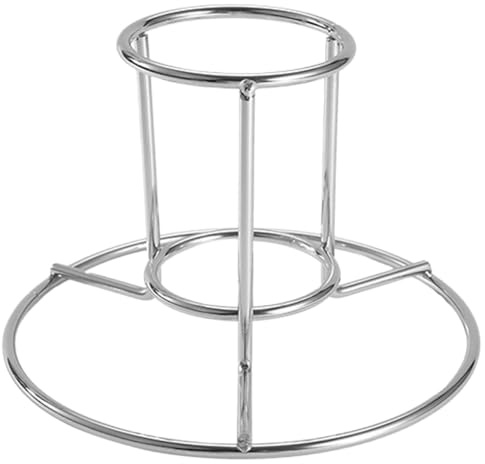 IWOWHERO Support à Poulet Inoxydable pour Barbecue et Four Rôtissoire Multifonction pour Cuisson Uniforme Accessoire pour Fête des Pères et Camping