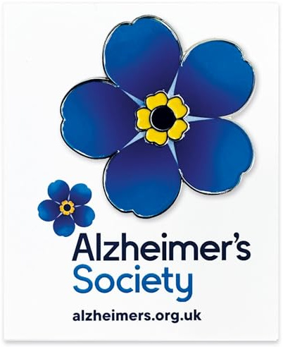 Alzheimer's Society Forget-me-not flower brooch