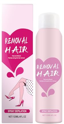 Hitburu Hair Removal Spray for Women | 120ml Non-Irritating Depilatory Products,Hair Remover Spray | for Pubic Body Legs Arm Sensitive Skin
