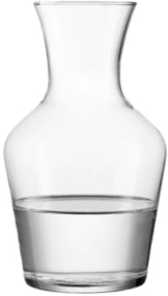 Decanter Per Vino Classiche Caraffa For Vino In Vetro Trasparente, Design A Bocca Piatta, Semplice Da Servire Bottiglia Vetro