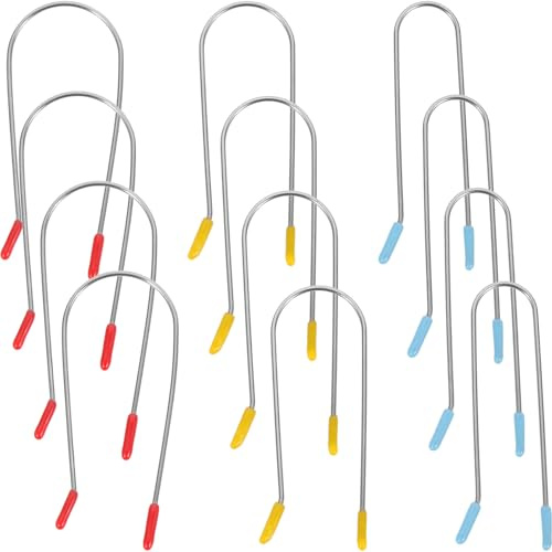 CLISPEED Pinces à Bigoudis Chauffantes Lot de 24 Clips Métalliques en Fil de Fer pour Bouclage Cheveux Longs et Coiffure Rétro