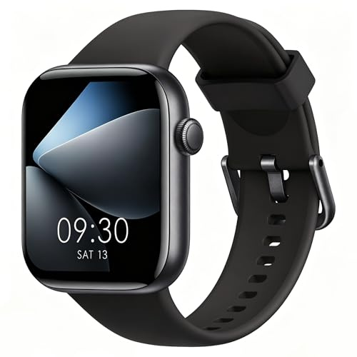 Reloj Inteligente Mujer Hombre, 1.85 Smartwatch con Llamadas Bluetooth, 140+ Modos Deportivos Smart Watch con SpO2/Pulsómetro/Monitor de Sueño/Podómetro, Impermeable IP68 Smart Watch Para Android iOS