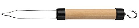 FACKELMANN Hilfe anfühlt Knopf, Holz, braun, 22,7 x 7,9 x 1,8 cm