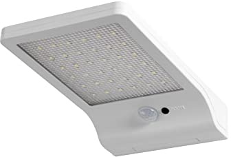 Ledvance 4058075267909 Led Batteriebetriebene, Leuchte für Außenanwendungen, Kaltweiß, Integrierter Bewegungssensor Solarpanel, Doorled Solar, Weiß