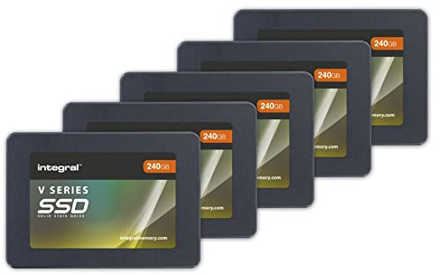 Integral V 5Pack Series 2 240 GB SATA III 2.5 Disco Duro SSD Interno, hasta 450 MB/S de Lectura 400 MB/S de Escritura