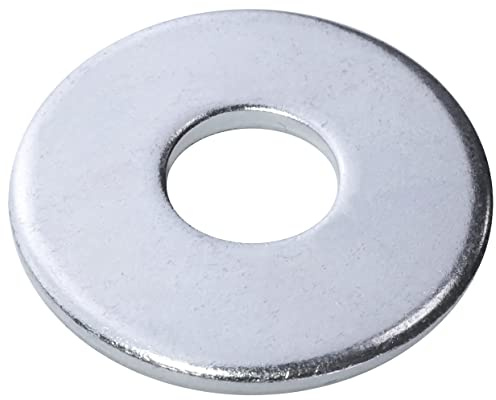 AERZETIX - C56720 - Juego de 20 arandelas planas anchas - M10x32mm - espesor 2.3mm - DIN9021 - acero galvanizado - color plata - montaje perno tornillo tuerca apriete estanqueidad fijación
