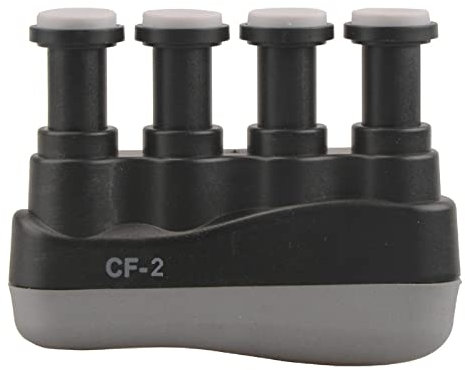 Fingertrainer Handstärkungsgerät, tragbarer Fingerkrafttrainer Handtrainer Gitarren-Fingertrainer Grifftrainer-Stärkungsgerät für Sportler, Gitarre, Klavier, Golf, Tennis und Physiotherapie (Schwarz)