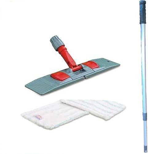 maxxi4you Wischmopp Set Premium mit Teleskopstiel 50 cm inkl. 1 x Wischmopp Mikrofaser