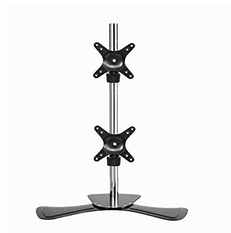 GGZONE Meuble TV de Table, Meuble TV de Table pour écrans d'ordinateur de 17 à 27 Pouces, Support de Base TV réglable en Hauteur/Angle, avec Chargement de 17,6 LB/8 kg Beautiful Scenery